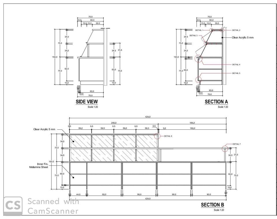 Desain Furniture - Detail Furniture ( Shop Drawing ) - 5