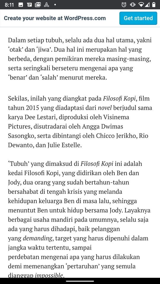 Penulisan Konten - Penulisan Konten Film dan Teknologi Terkini - 2