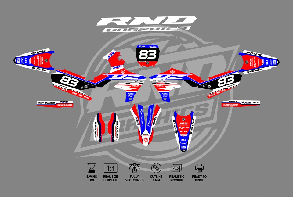 Digital Printing - Membuat design graphics pembungkus sepeda motor - 4