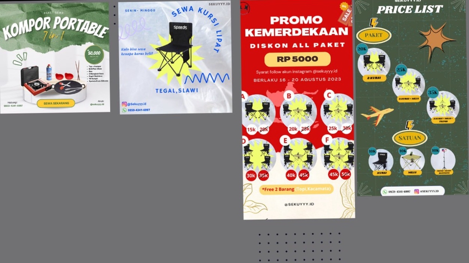 Banner Online - Jasa Pembuatan Poster Produk maupun Poster Social Media - 1