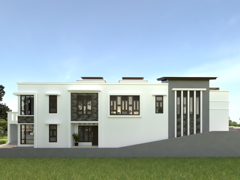 3D & Perspektif - 3D bangunan Rumah tinggal, Ruko, dan Gedung - 4