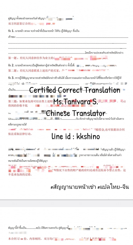 แปลภาษา - รับแปลภาษาจีน งานคุณภาพ เหมาะสมกับราคา - 14