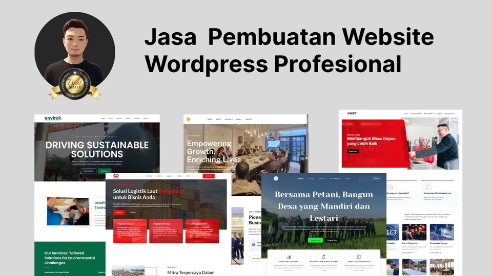 Jasa Pembuatan Website Wordpress Profesional; Desain Website Modern dan Responsif