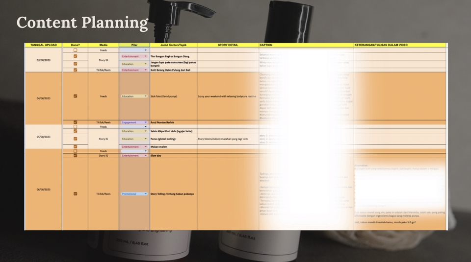 Jasa digital marketing untuk meningkatkan branding bisnis Anda dengan content planning.