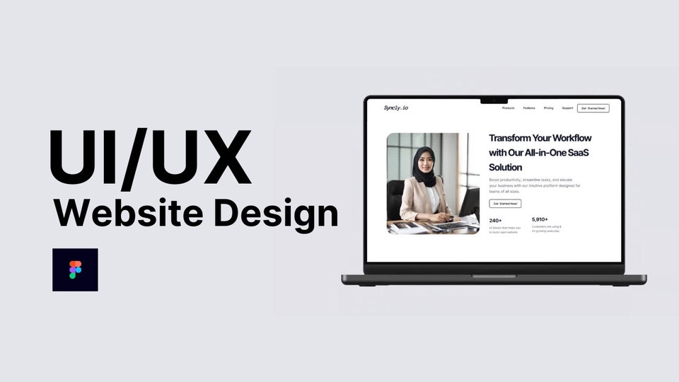 Desain UI/UX Figma untuk Situs Web Profil Perusahaan dan Landing Page