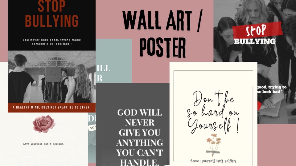 Banner Online - Wall Art / Poster quote - 1