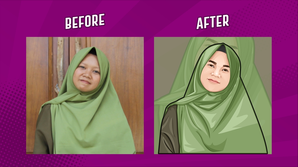 Gambar Potret - Bikin Vectormu Jadi Keren dan Menarik! - 2