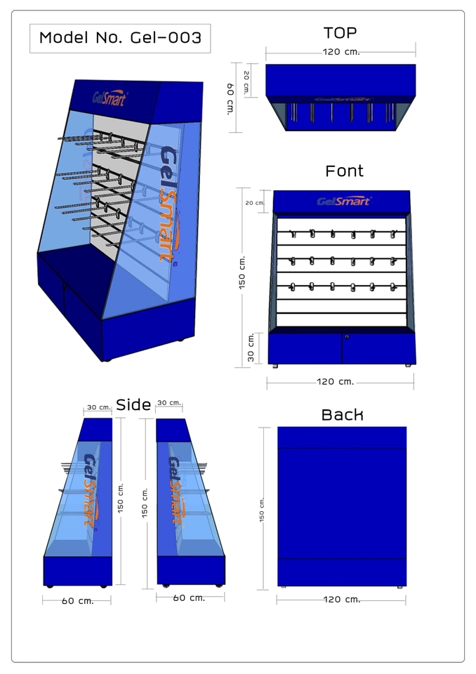 ทำโมเดล 3D - โมเดลชั้นวางสินค้า - 19