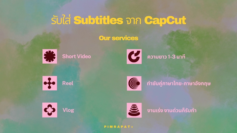 Subtitle - รับใส่ Subtitles จาก CapCut - 1