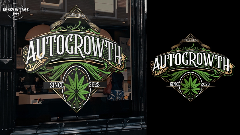 รับออกแบบโลโก้ Autogrow 2023 ออกแบบโลโก้ร้านค้า ออกแบบโลโก้สไตล์มินิมอล