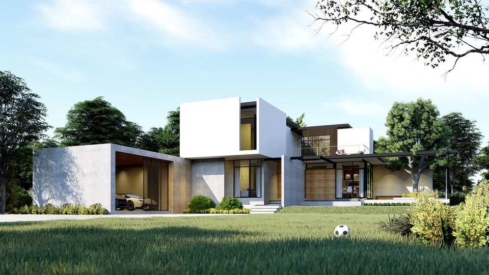 3D Perspective - รับทำภาพ 3D Rendering Perspective EXTERIOR /  INTERIOR & รับขึ้นงาน 3D - 5