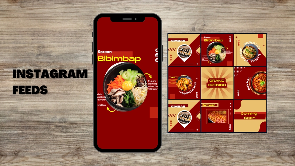 Desain Feeds IG Makanan