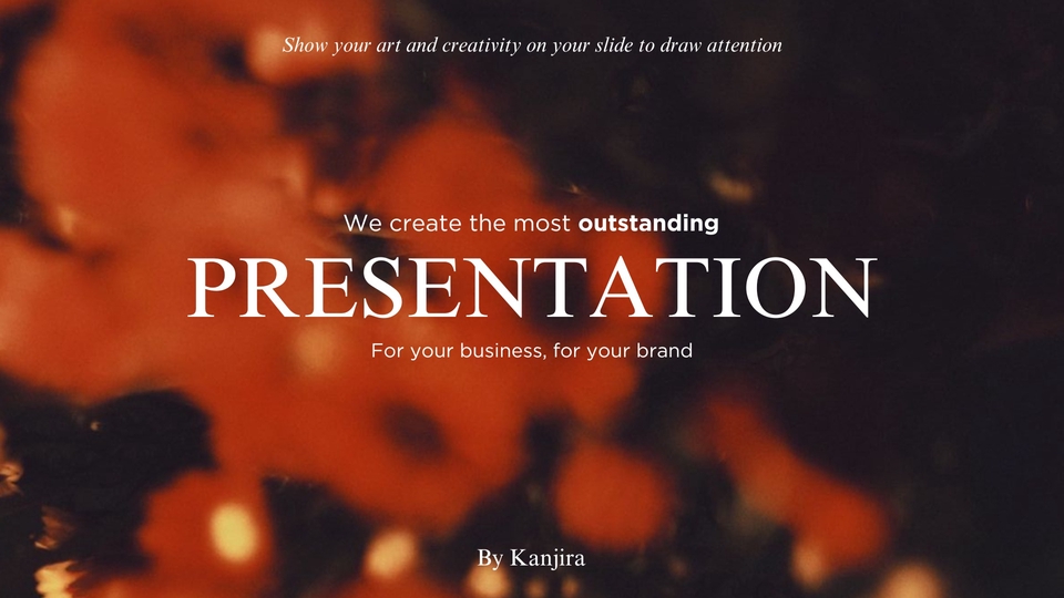 Presentation - รับออกแบบ Presentation สไตล์ไม่ซ้ำใคร สำหรับลูกค้าทั่วไปที่ไม่อยากมีใครเหมือน (TH/EN/JPN) - 1