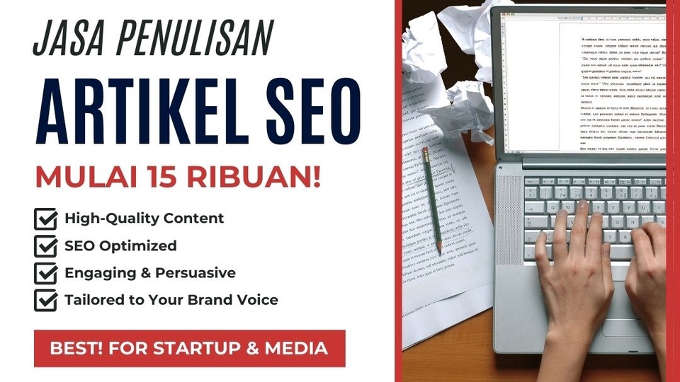 Penulisan Konten - JASA ARTIKEL SEO PREMIUM (FOR STARTUP/MEDIA) - 1