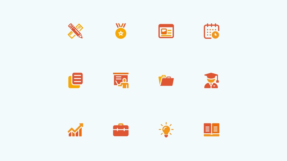 UI & UX Design - Desain Icon Menu Flat & Modern - Profesional - 4