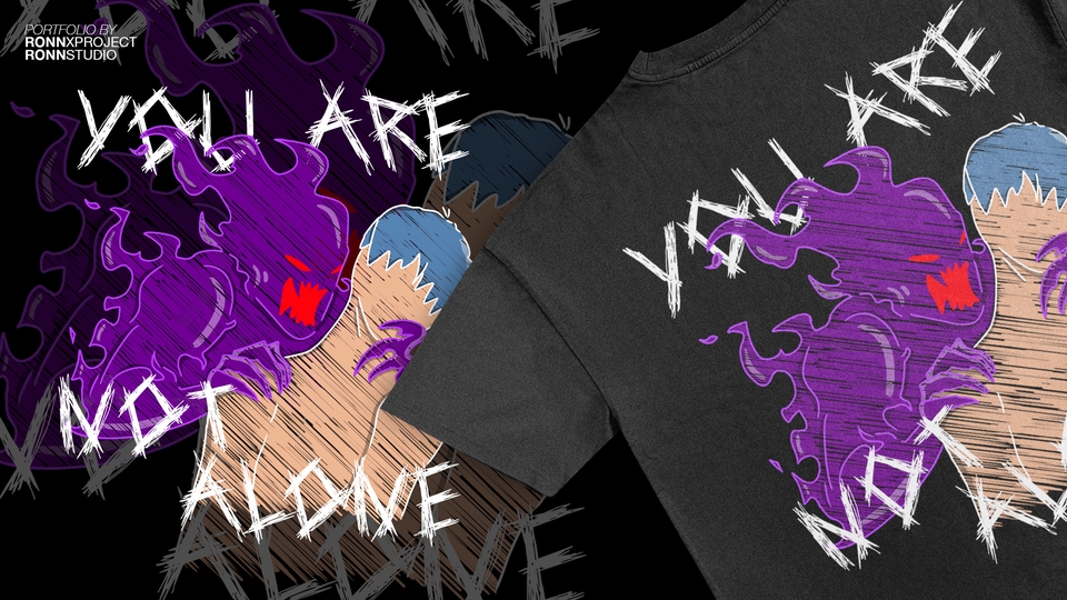 Desain Kaos & Motif - DESAIN KAOS STREETWEAR UNTUK KEBUTUHAN CLOTHING BRAND - 7