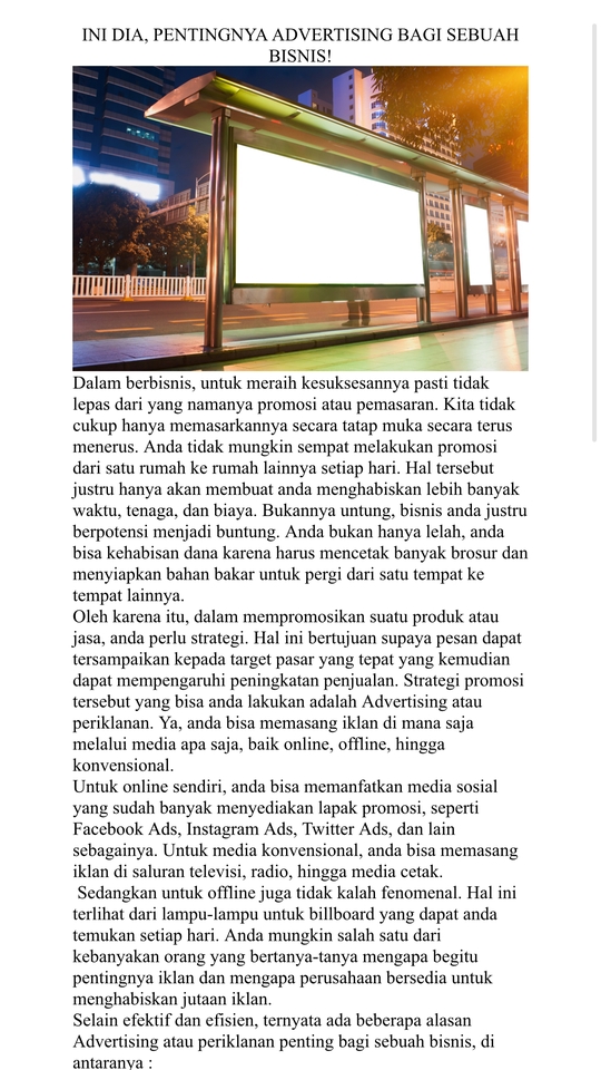 Penulisan Konten - PENULISAN KONTEN ARTIKEL, SCRIPT, COPYWRITING, DLL. 2 HARI JADI - 29
