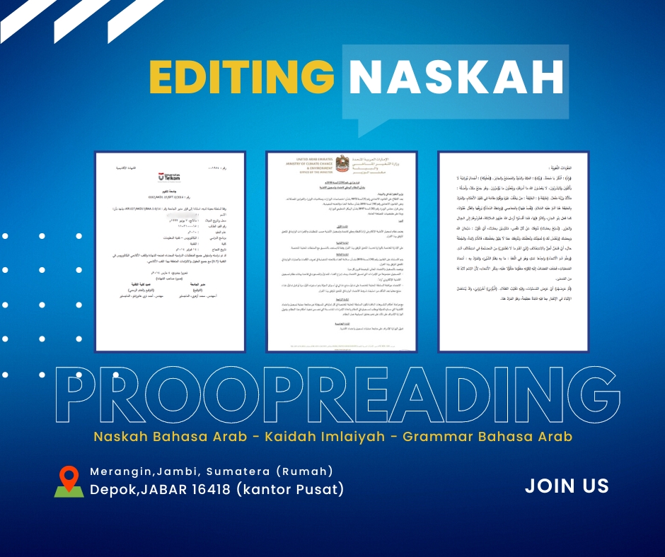 Proofreading - Proofreading Bahasa Arab - 3