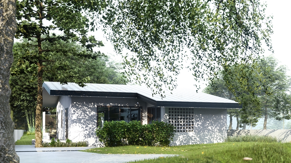 ออกแบบตกแต่งภายในและภายนอก - BIMรับทำด้านออกแบบ 3D render & Drawing & VMU FACADE - 4