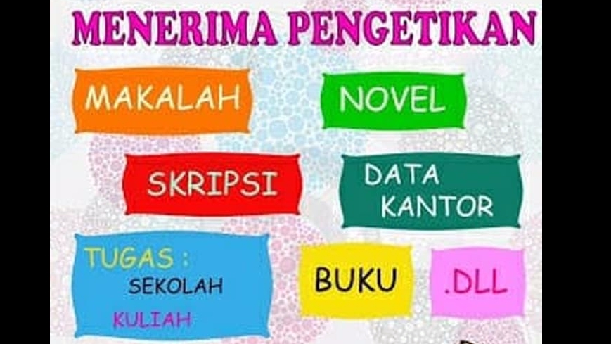 Pengetikan Umum - Pengetikan Umum Word dan Excell Untuk Apa Saja - 1