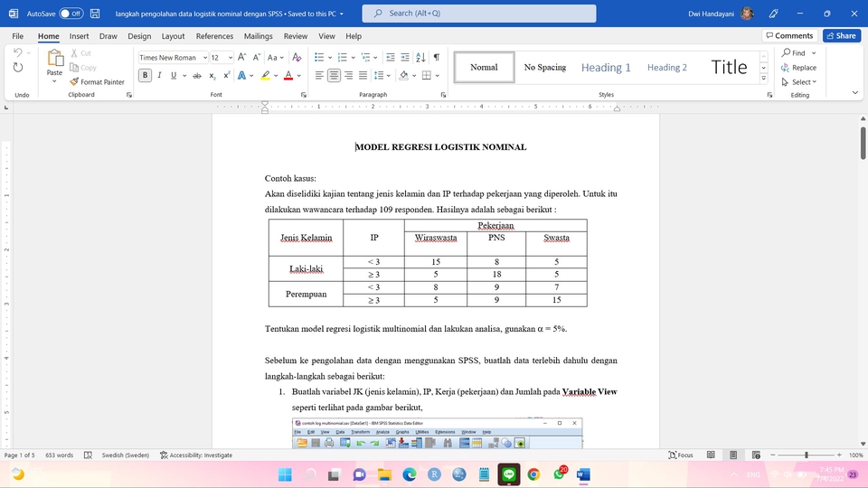 Analisis Data - JASA OLAH DATA SPSS  - 3