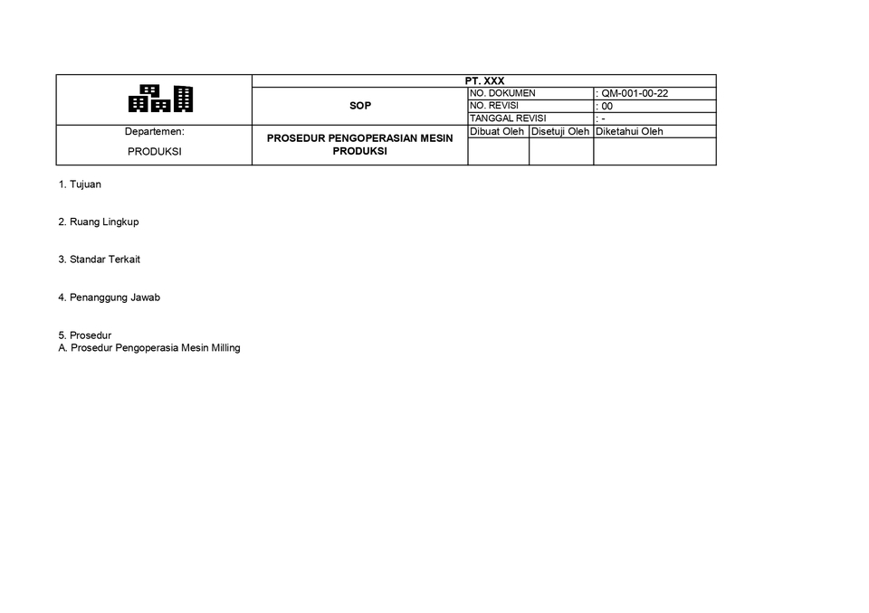 SOP - Jasa Pembuatan SOP, WI, dan Checklist Form: GMP, HACCP, ISO 22000 - 3