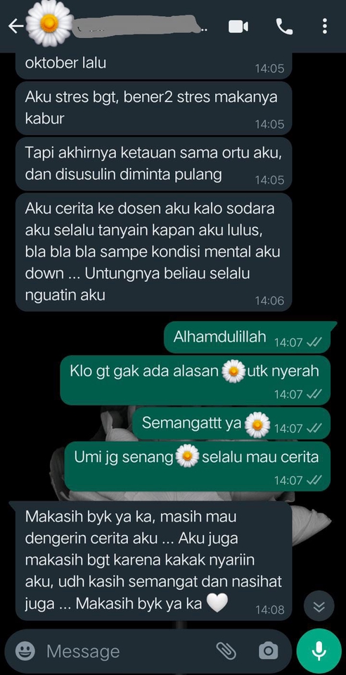 Layanan konsultasi dan dukungan untuk pengembangan diri, motivasi, dan mengatasi stres