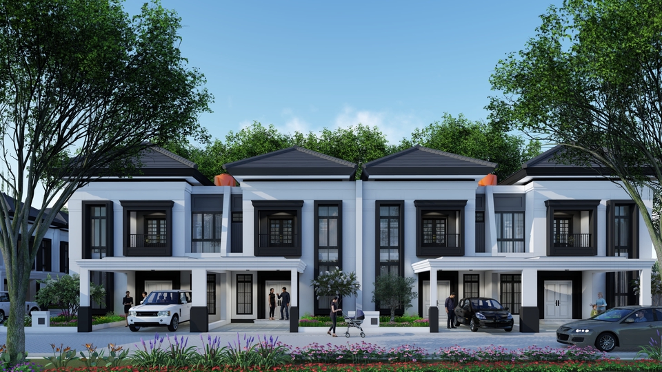 3D & Perspektif - JASA 3D EXTERIOR, RENDER EXTERIOR, DESAIN FACADE HARGA TERJANGKAU - 14