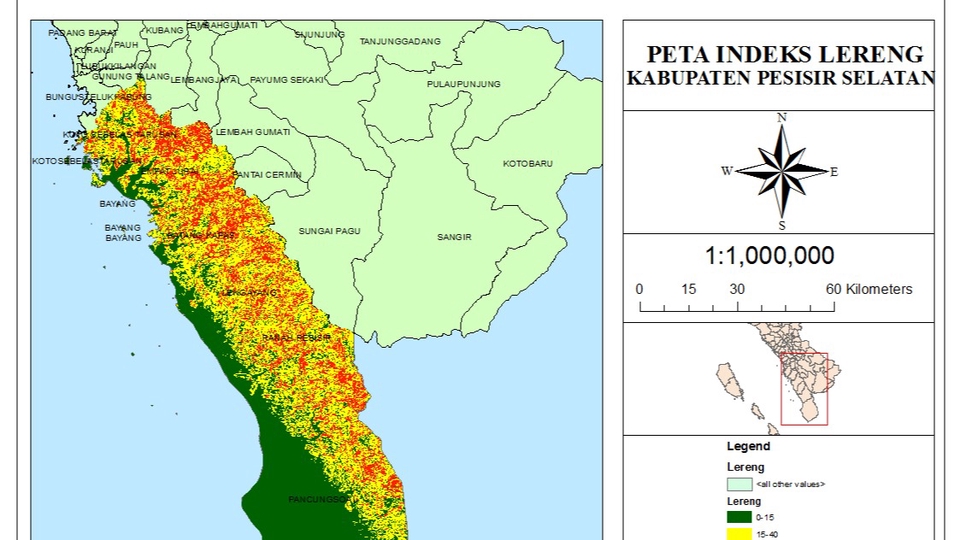 Jasa Lainnya - Pembuatan peta, GIS, analisis kartografi sesuai dengan standar peta - 2