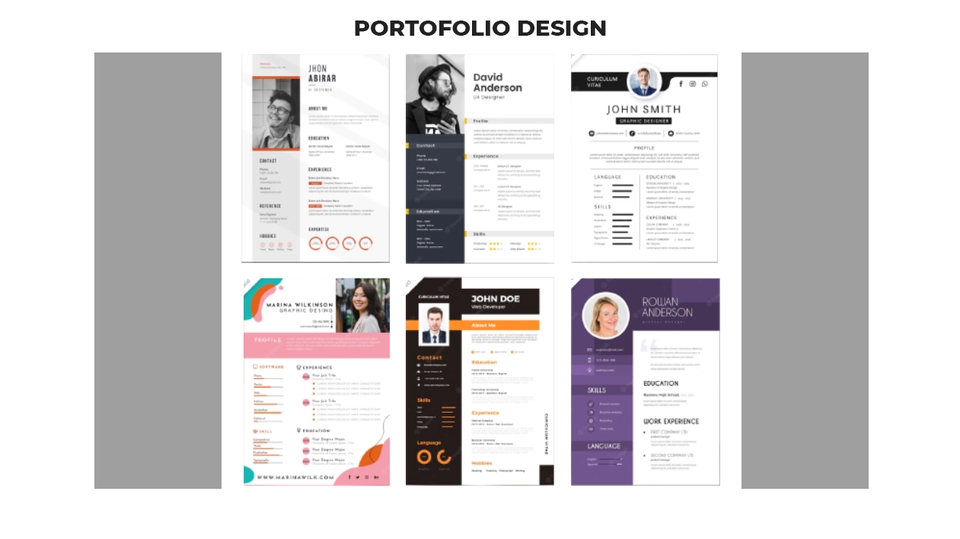 Portfolio & Resume - Design CV | Resume || Murah | Cepat | Profesional - 1