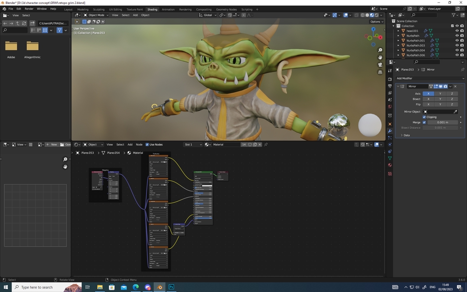 3D & Perspektif - 3D character modeling - 6