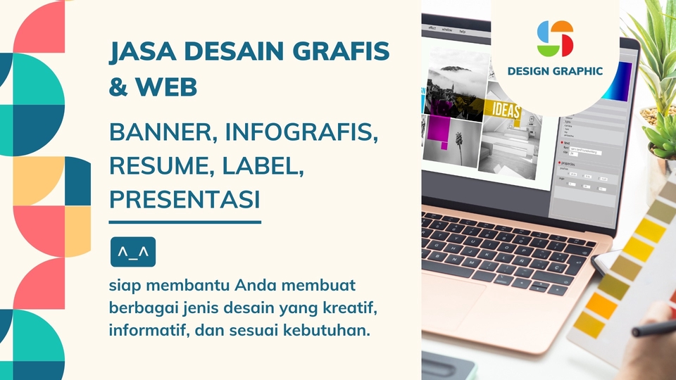 Jasa Desain Grafis & Web | Banner, Infografis, Resume, Label, Presentasi