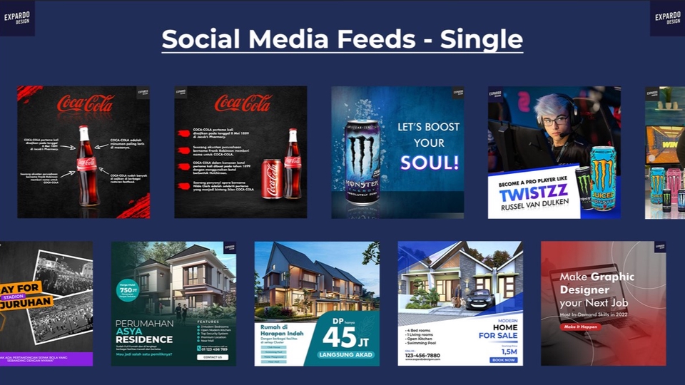 Banner Online - Social Media Design, Banner dan Product Promotion Design - 1