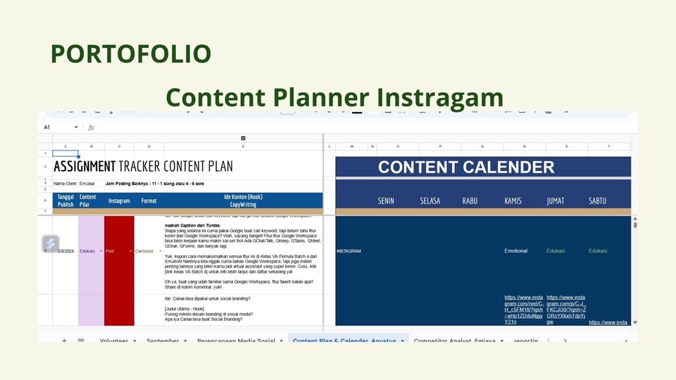 Jasa caption instagram, template konten planner instagaram untuk membantu kamu membuat konten yang menarik dan viral, jasa buat caption ig, jasa bikin caption.