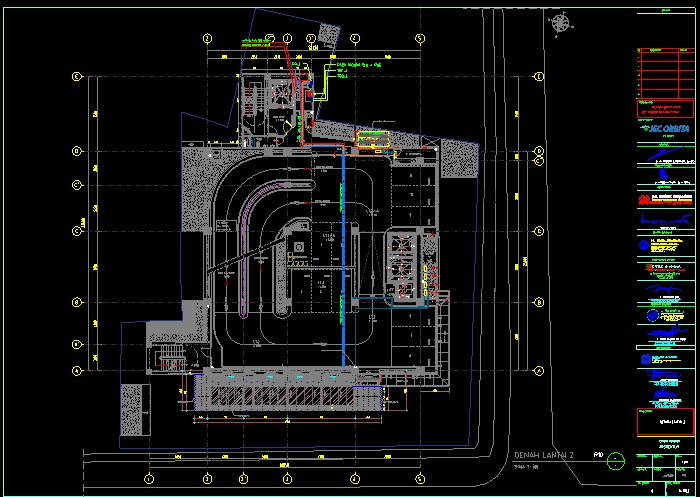 Jasa drafter autocad, gambar denah lantai 2, drafter freelance, autocad murah