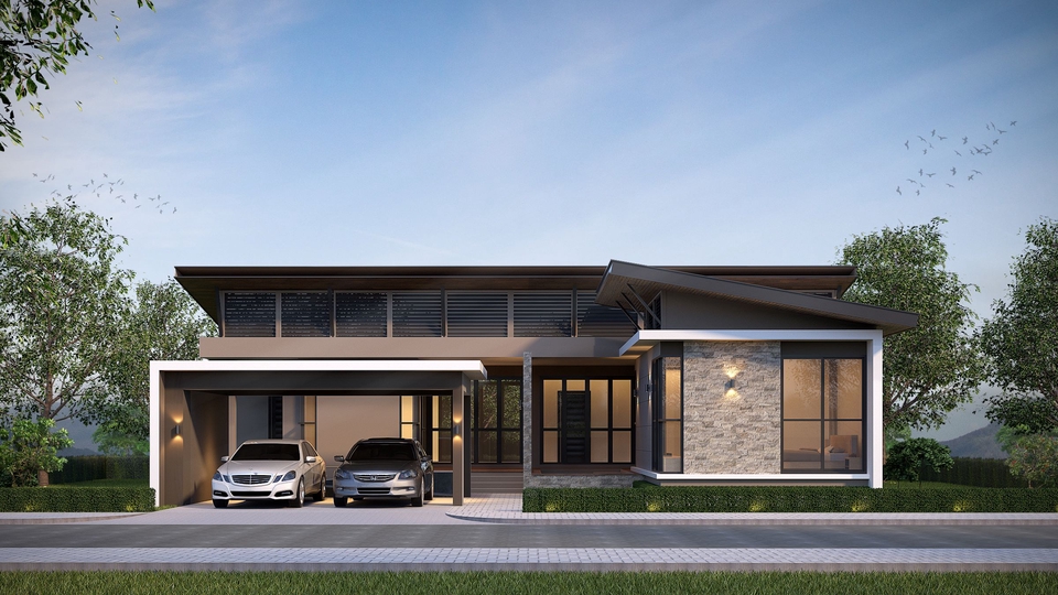 3D Perspective - รับทำ 3D PRESENTATION สำหรับงานสถาปัตยกรรมและงานตกแต่งภายใน - 9