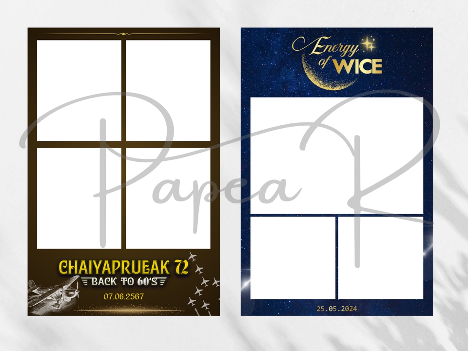 ทำ Giveaway - ออกแบบ PhotoBooth , Photo Frame ต่างๆ งานEvent, Wedding, Birthday ออกแบบงานไว งานสวย - 24