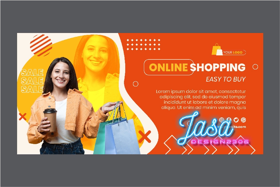 Jasa Desain Banner Online Shop, Instagram, Facebook, dan Website