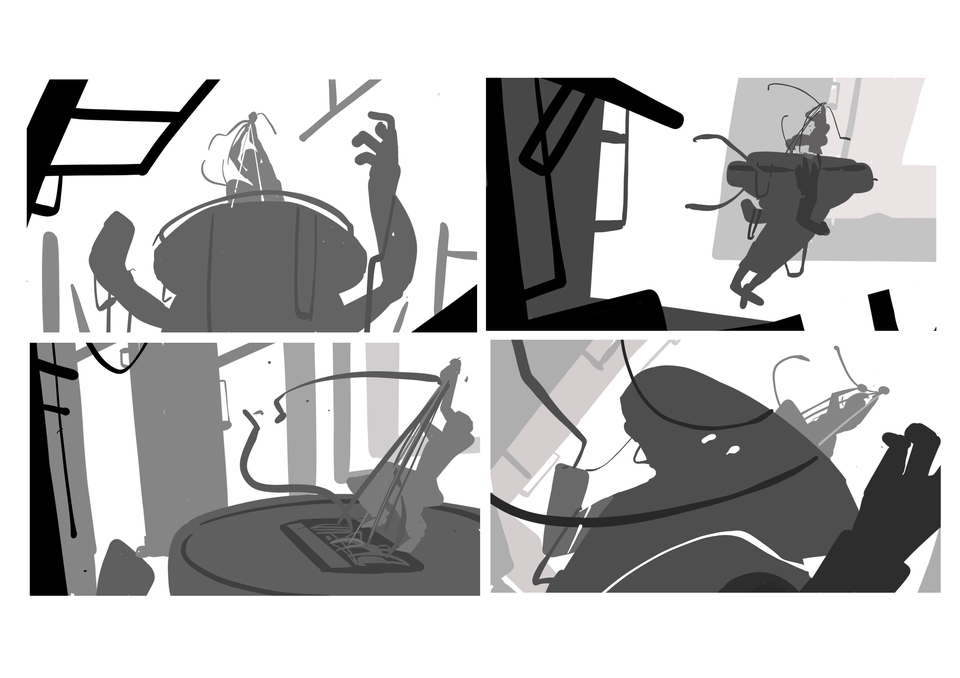 วาด/ออกแบบสตอรี่บอร์ด - รับวาด Storyboard/ Beatboard/ Animation/ Movie - 27