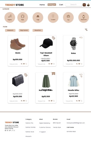 Desain UI/UX Website Toko Online – Tampilan Modern & User-Friendly! 🛒