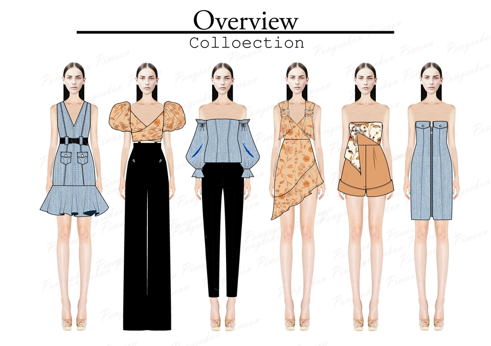 รับออกแบบเสื้อผ้าผู้หญิง-ผู้ชาย ชุดยูนิฟอร์ม และงานลายผ้าต่างๆ