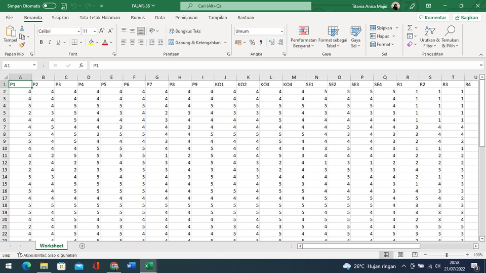 Entri Data - Entri Data (Ms. Word, Excel, Google Form) - 2