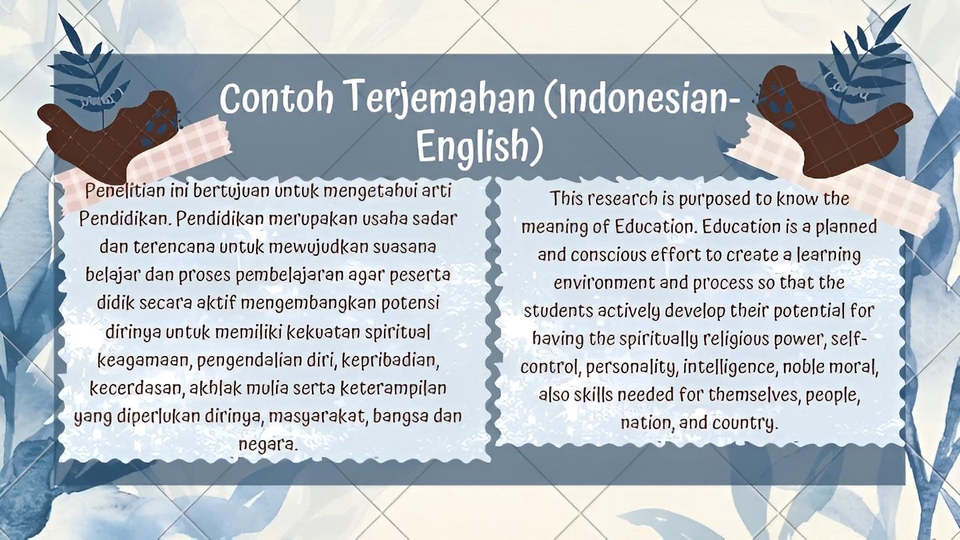 Penerjemahan - English - Indonesian Translator (Vice Versa) Murah, Cepat, dan Berkualitas - 3