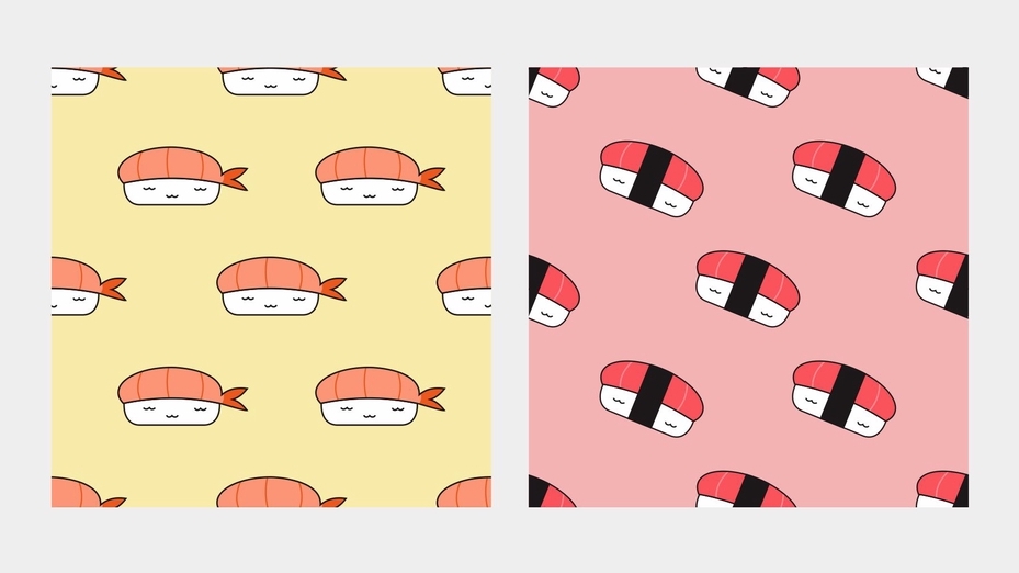 Gambar dan Ilustrasi - Seamless Pattern Flat Design Style (Gambar/Pola Berulang) - 6