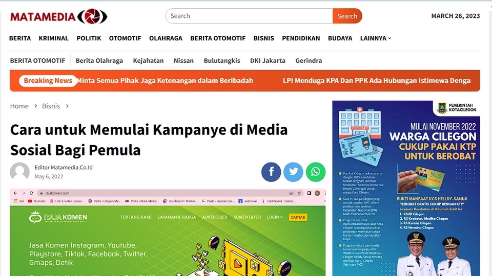 Penulisan Konten - Membuat Konten dan Produk Anda Viral di 3 Media Online Nasional - 4