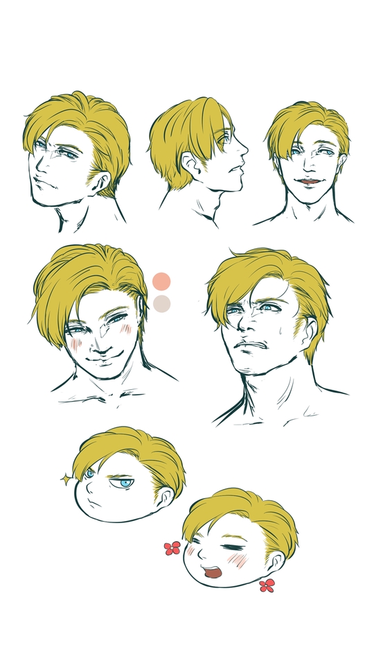 Desain Karakter - Ilustrasi Karakter Chibi dan Headshot Bergaya Komik Unik - 6