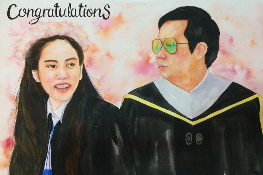 วาดภาพเหมือน Portrait - วาดภาพสีน้ำ watercolor - 3