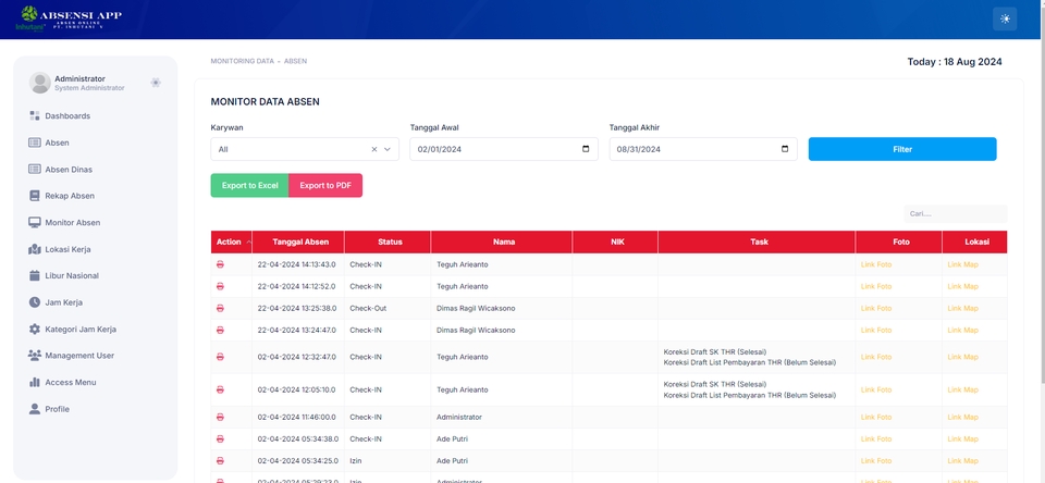 Web Development - Custom Web Aplikasi, Sistem Informasi, Inventory. E-rapor, Erp, Absensi, Dashboard, dll  - 8