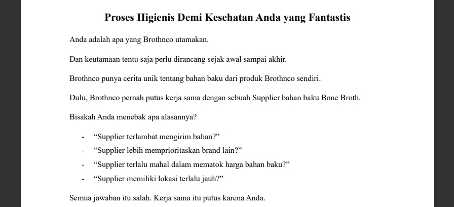 Penulisan Konten - Copywriting, Sales Letter dan Deskripsi Produk Sesuai Target Market dengan Angle yang Memikat - 18