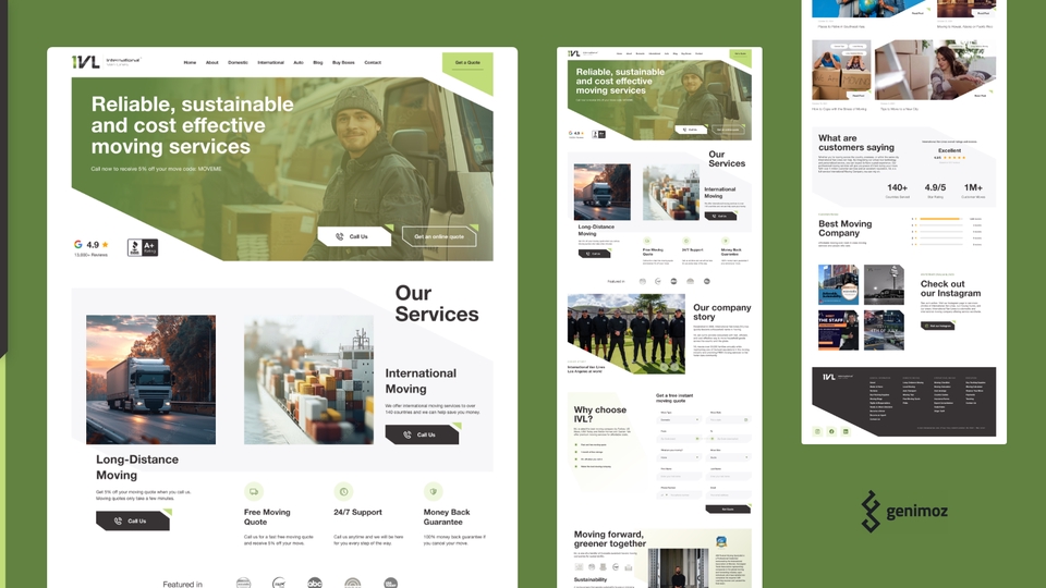 Desain Web - Stunnning, Clean and Professional Website / Landing Page Design - 8